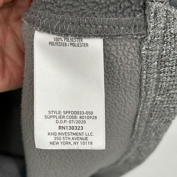 Spyder Men’s 1/4 Zip Pullover Jacket Gray Size Large - Picture 8 of 9